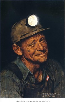 mine america s 1943 Norman Rockwell Oil Paintings